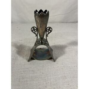 Rare Treble plate toothpick Holder By Simpson Hall Miller & Co 1880 To 1920